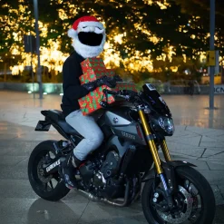 Motorcycle Helmet Cover - Santa^Moto Loot Outlet