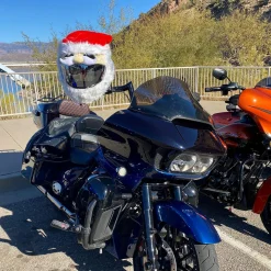 Motorcycle Helmet Cover - Santa^Moto Loot Outlet