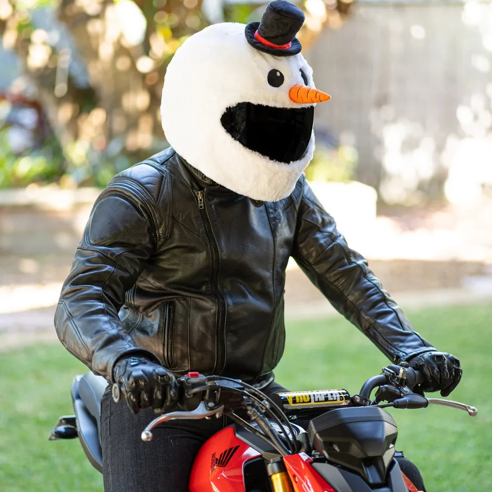 Motorcycle Helmet Cover - Snowman^Moto Loot Discount