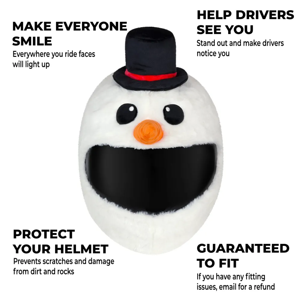 Motorcycle Helmet Cover - Snowman^Moto Loot Discount