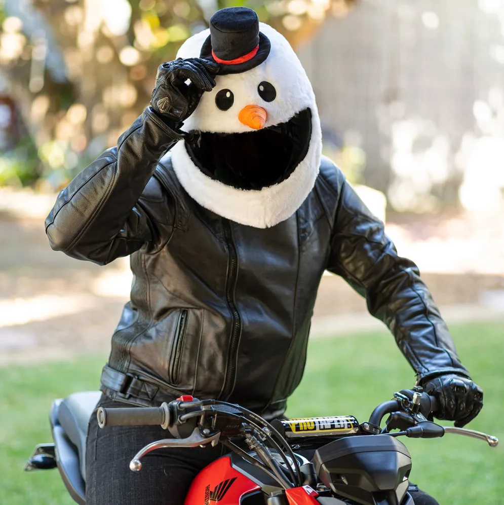 Motorcycle Helmet Cover - Snowman^Moto Loot Discount