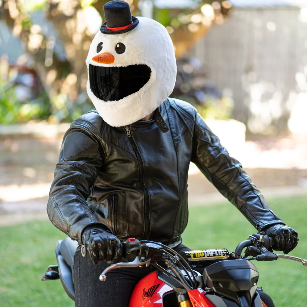 Motorcycle Helmet Cover - Snowman^Moto Loot Discount