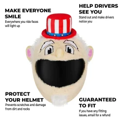 Motorcycle Helmet Cover - Uncle Sam^Moto Loot
