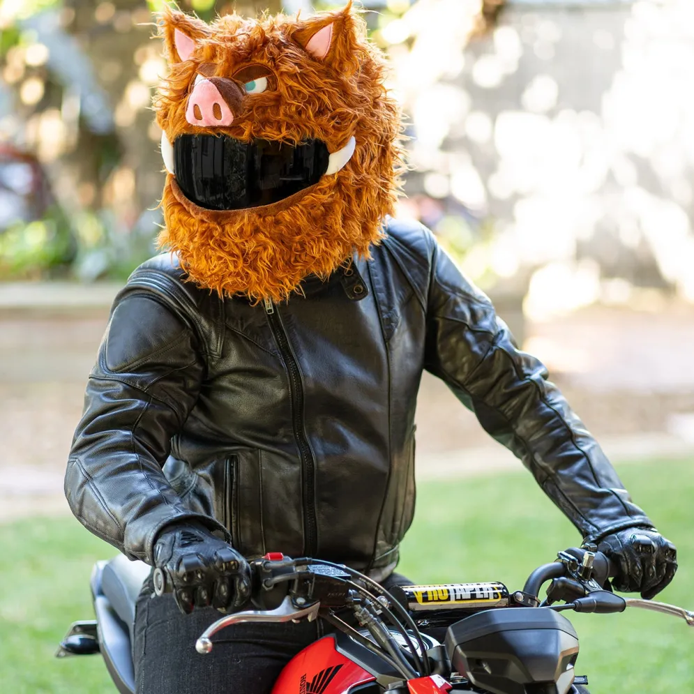 Motorcycle Helmet Cover - Wild Boar^Moto Loot
