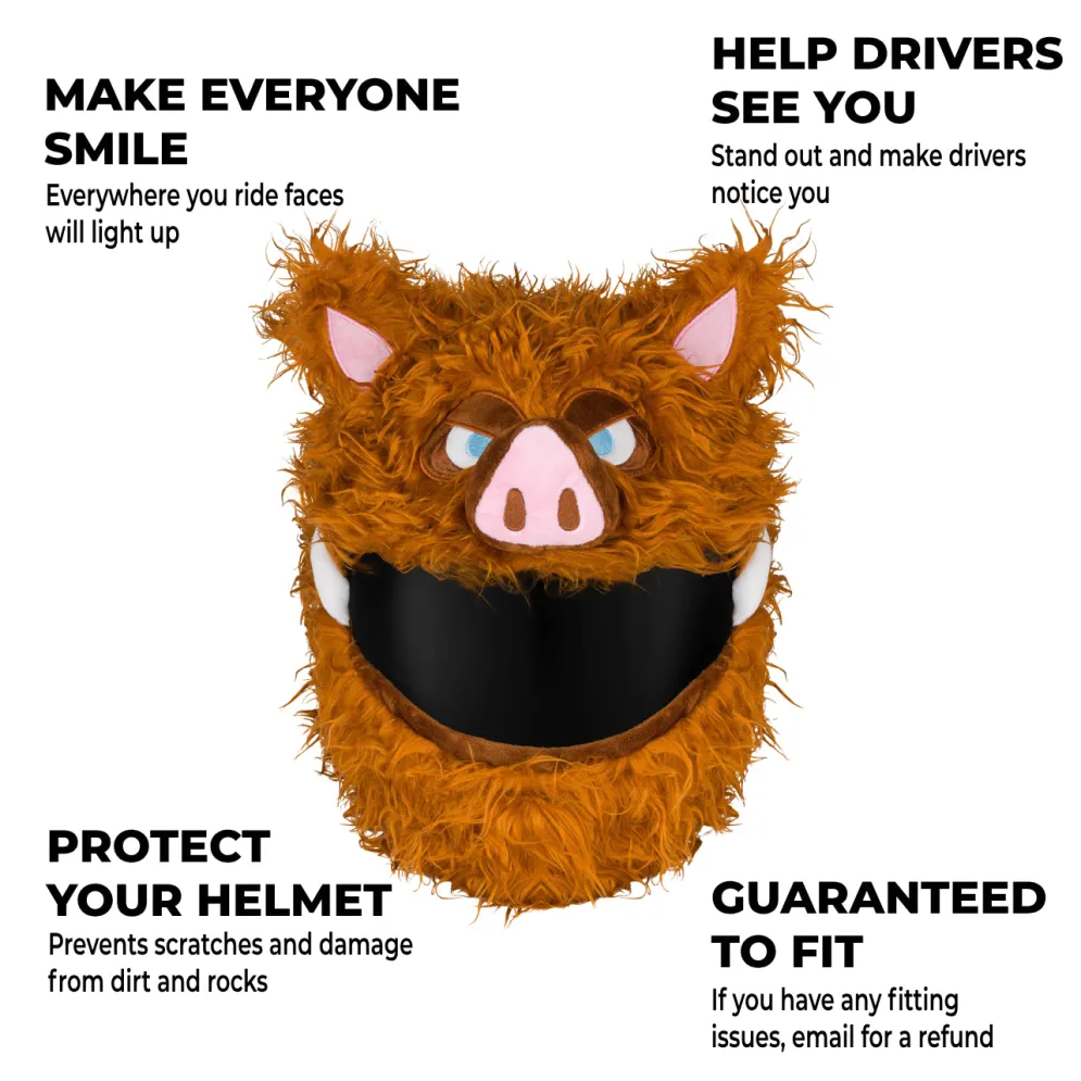 Motorcycle Helmet Cover - Wild Boar^Moto Loot