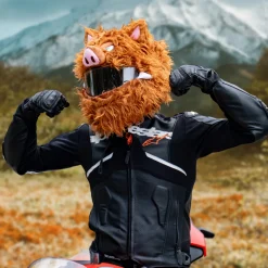 Motorcycle Helmet Cover - Wild Boar^Moto Loot