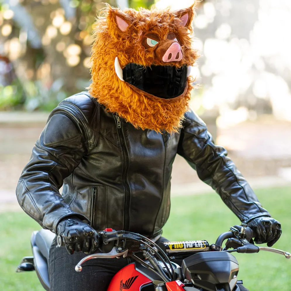 Motorcycle Helmet Cover - Wild Boar^Moto Loot
