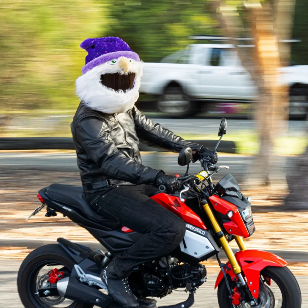 Motorcycle Helmet Cover - Wizard^Moto Loot Discount