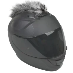Motorcycle Helmet Mohawk - Black And White^Moto Loot Online