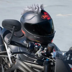 Motorcycle Helmet Mohawk - Black And White^Moto Loot Online