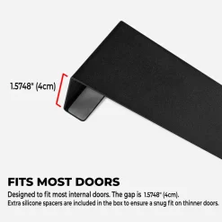 Motorcycle Helmet Rack (Over Door) by - Black^Moto Loot Discount