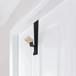 Motorcycle Helmet Rack (Over Door) by - Black^Moto Loot Discount