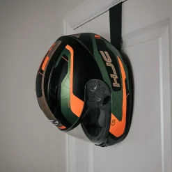 Motorcycle Helmet Rack (Over Door) by - Black^Moto Loot Discount