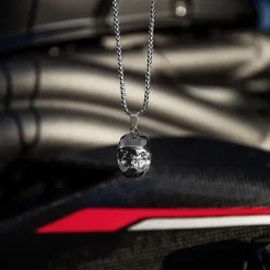 Motorcycle Necklace - Skull Rider^Moto Loot Hot