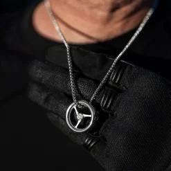 Motorcycle Necklace - Wheel^Moto Loot Outlet