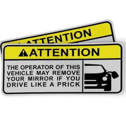 Motorcycle Sticker - Remove Mirror (2 Pack)^Moto Loot Discount