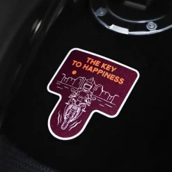 Motorcycle Sticker - The Key To Happiness (2 Pack)^Moto Loot Hot