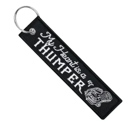 My Heart Is A Thumper - Dirt Bike Keychain^Moto Loot Best
