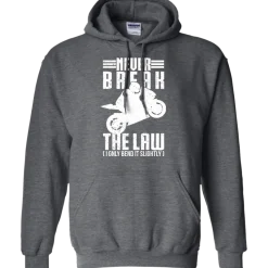 Never Break The Law Hoodie^CustomCat Hot