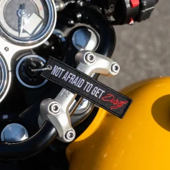 Not Afraid To Get Dirty - Motorcycle Keychain^Moto Loot Clearance