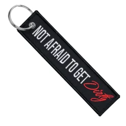 Not Afraid To Get Dirty - Motorcycle Keychain^Moto Loot Clearance