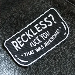 Reckless? - Motorcycle Patch^Moto Loot Best