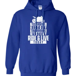 Ride & Live Today Hoodie^CustomCat New