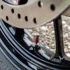 Round Oil Slick - Motorcycle Valve Caps^Moto Loot Clearance