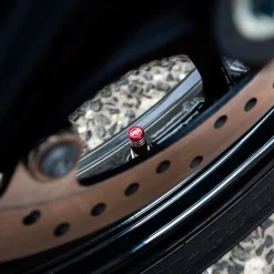 Round Red Ml - Motorcycle Valve Caps^Moto Loot Online
