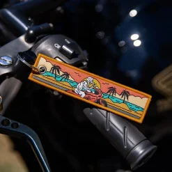 Skull Beach Rider - Motorcycle Keychain^Moto Loot Sale