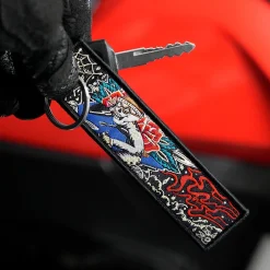 Skull Cap Rider - Motorcycle Keychain^Moto Loot Clearance