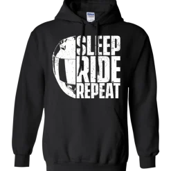 Sleep Ride Repeat Hoodie^CustomCat Best