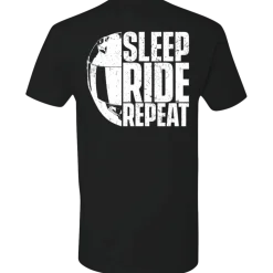 SLEEP RIDE REPEAT T-SHIRT^CustomCat Sale