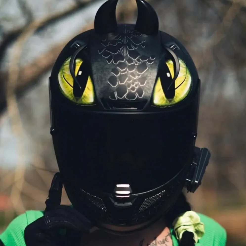 Small Horns Black - Motorcycle Helmet Accessory^Moto Loot