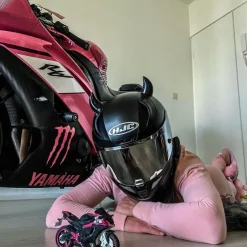 Small Horns Black - Motorcycle Helmet Accessory^Moto Loot