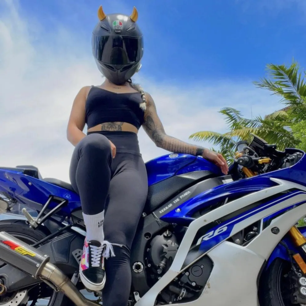 Small Horns Gold - Motorcycle Helmet Accessory^Moto Loot Discount