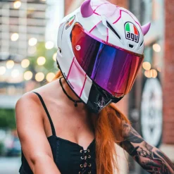 Small Horns Pink - Motorcycle Helmet Accessory^Moto Loot Sale