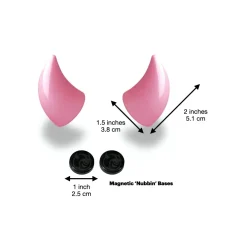 Small Horns Pink - Motorcycle Helmet Accessory^Moto Loot Sale