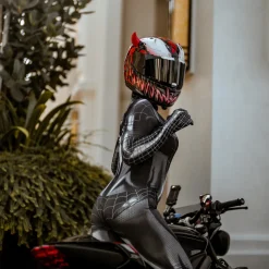 Small Horns Red - Motorcycle Helmet Accessory^Moto Loot Clearance