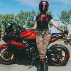 Small Horns Red - Motorcycle Helmet Accessory^Moto Loot Clearance