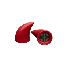 Small Horns Red - Motorcycle Helmet Accessory^Moto Loot Clearance