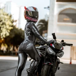 Small Horns Red - Motorcycle Helmet Accessory^Moto Loot Clearance