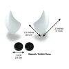 Small Horns White - Motorcycle Helmet Accessory^Moto Loot Hot