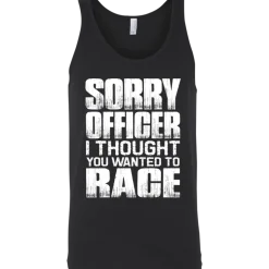 Sorry Officer Tank Top^CustomCat Best
