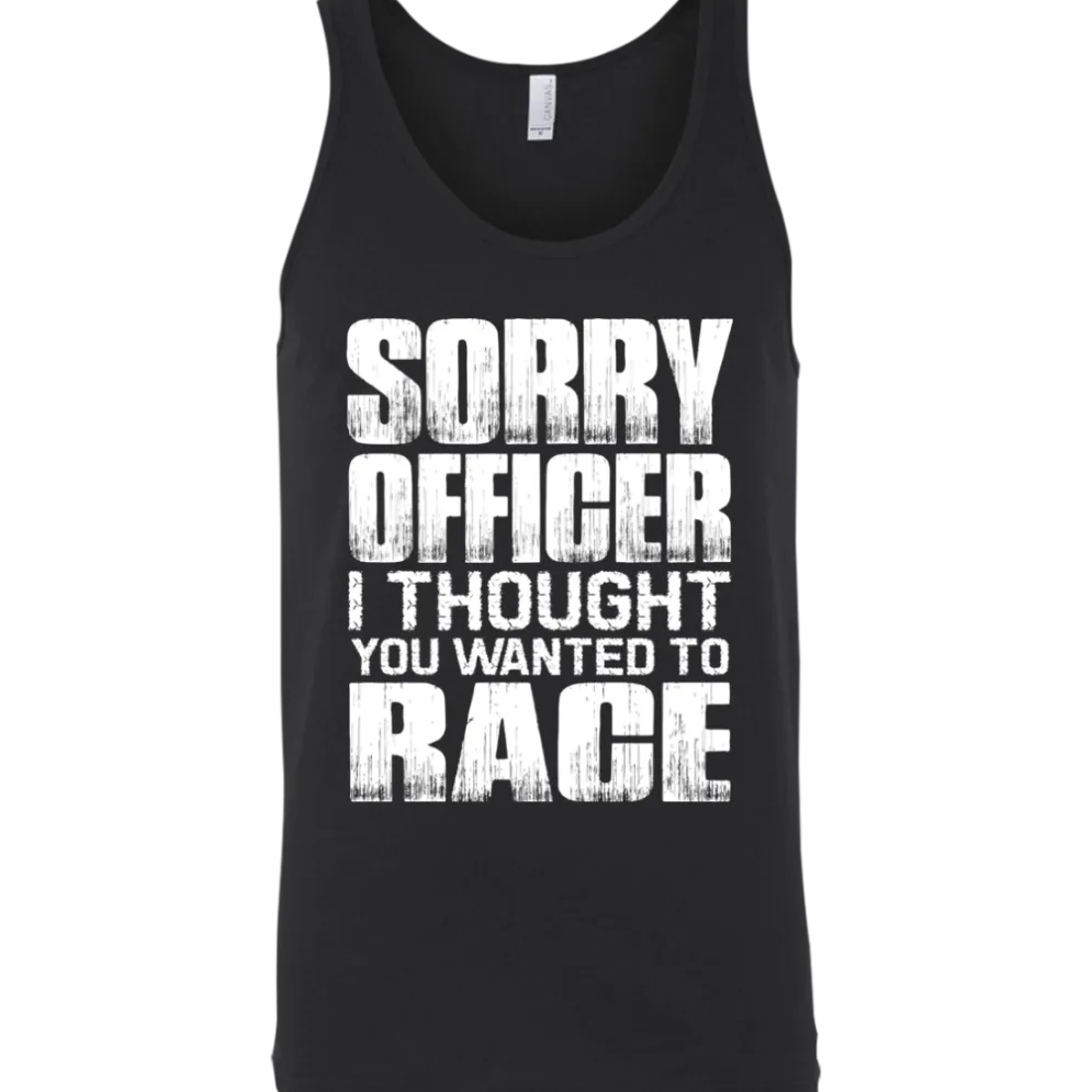 Sorry Officer Tank Top^CustomCat Best