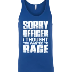 Sorry Officer Tank Top^CustomCat Best