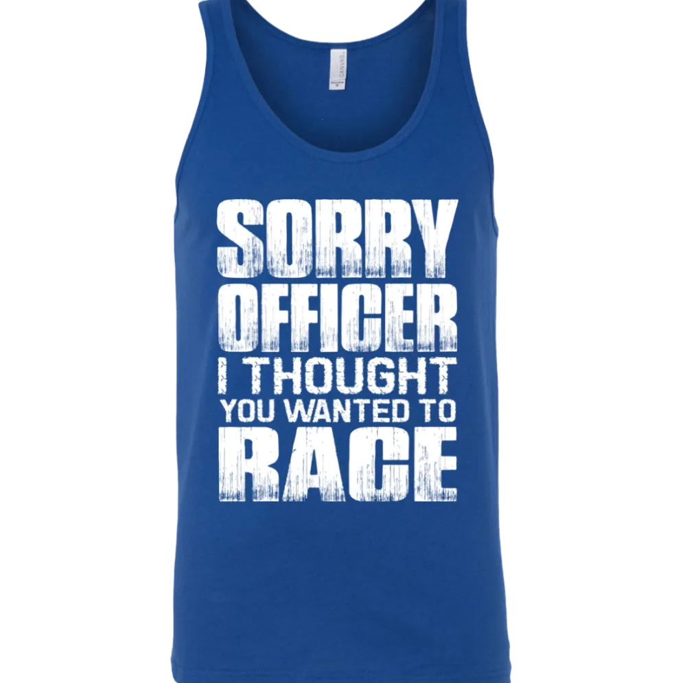 Sorry Officer Tank Top^CustomCat Best