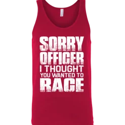 Sorry Officer Tank Top^CustomCat Best