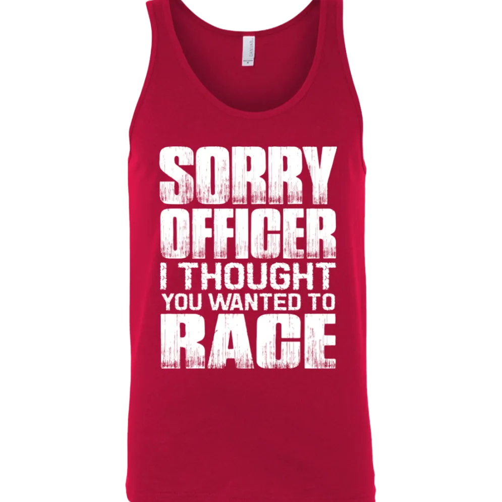 Sorry Officer Tank Top^CustomCat Best