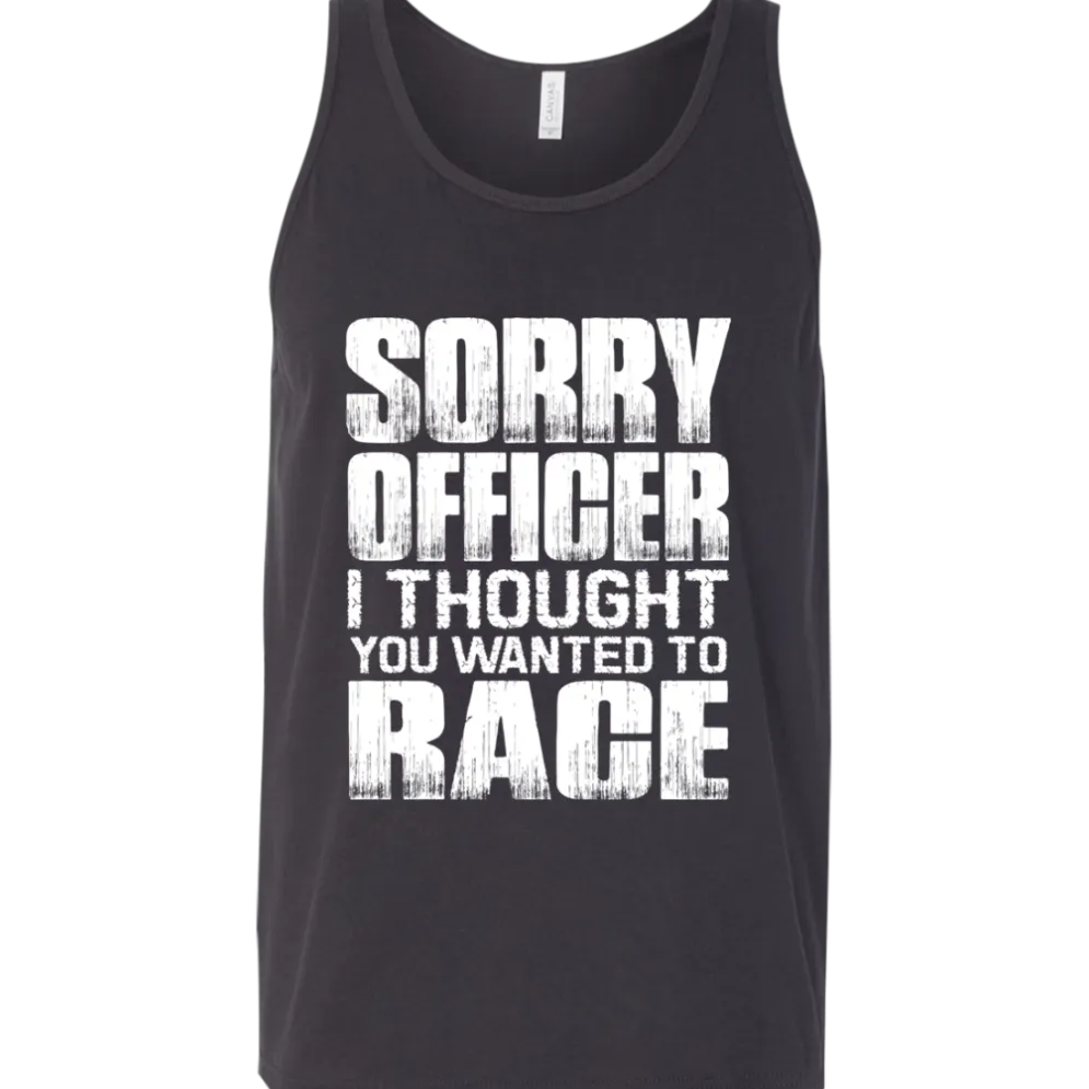 Sorry Officer Tank Top^CustomCat Best